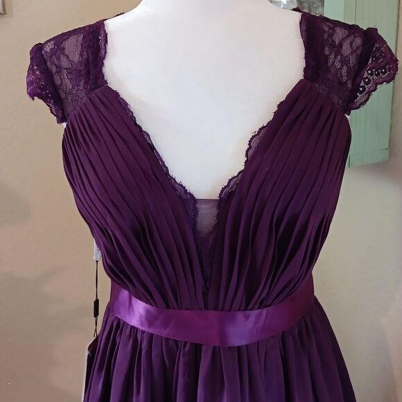 NWT JJs House Purple Cocktail Homecoming Dress Fairycore Ethereal - Picture 2 of 15
